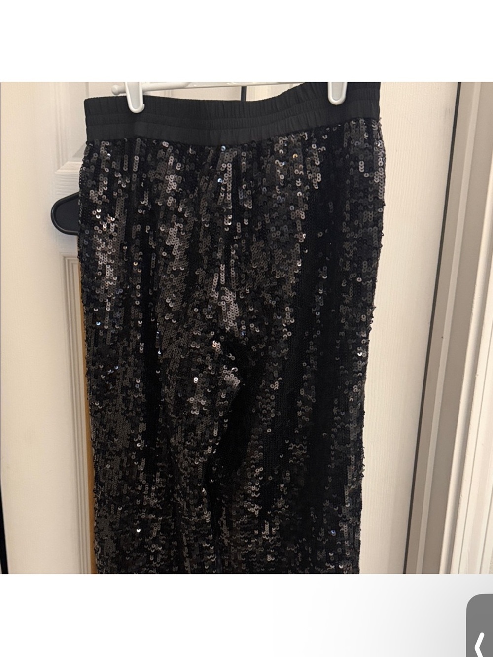 J. Crew collection Sequin Tapered Ankle Pants - Black - Picture 6 of 6